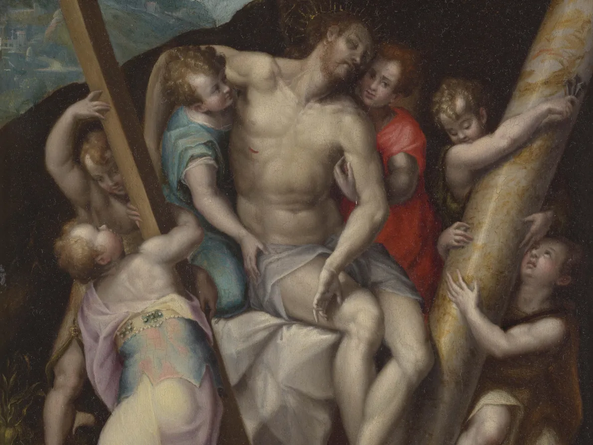 The Dead Christ with Symbols of the Passion