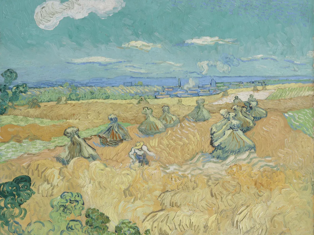 Wheat Fields with Reaper