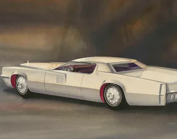 Rendering of Proposed 1967 Cadillac Eldorado Design